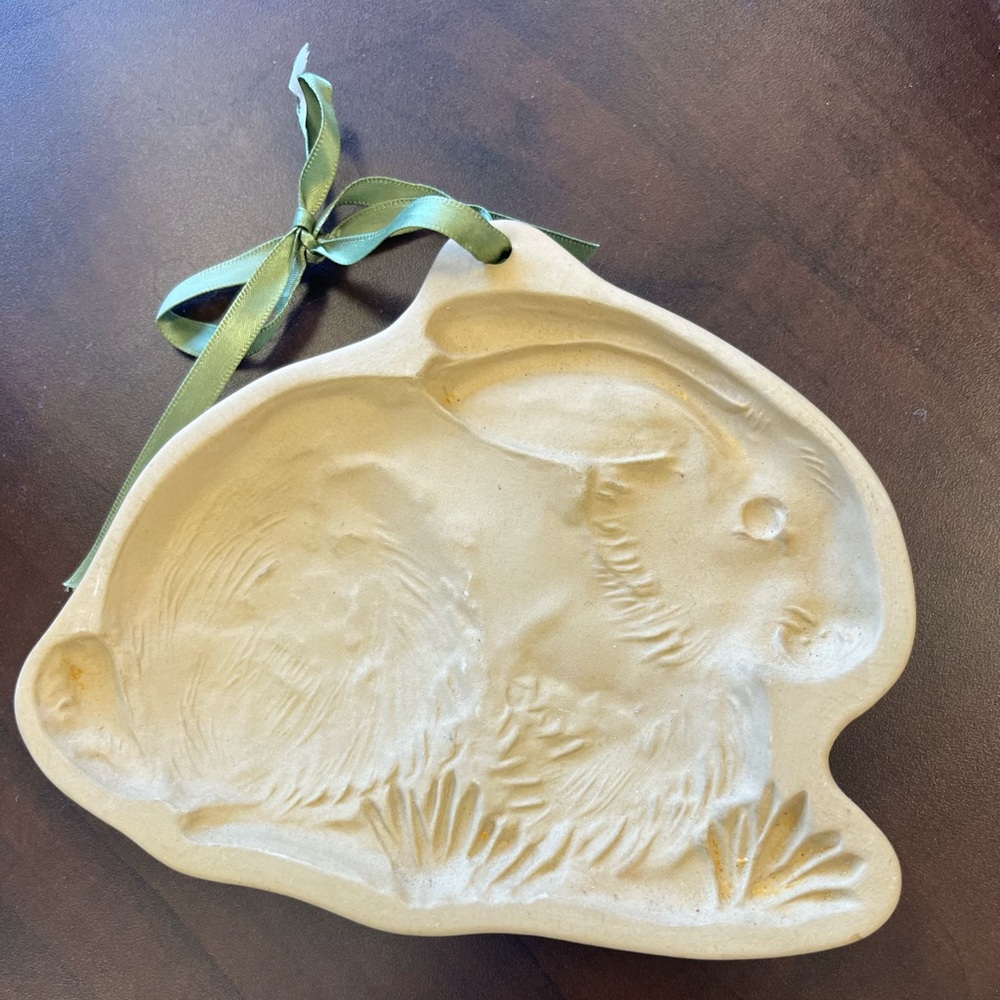 Vintage Brown Bag Cookie Art Bunny Rabbit